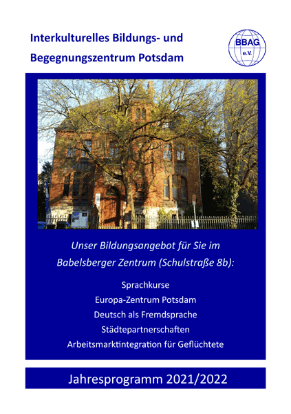 Jahresprogramm 2021/2022 | Interkulturelles Bildungs- und Begegnungszentrum Potsdam